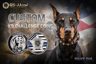 K9 Custom Challenge Coins